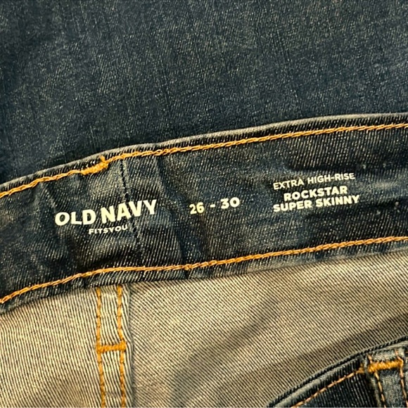 NWT Womens Old Navy Plus Rockstar Extra High Rise Skinny Jeans - Picture 10 of 14